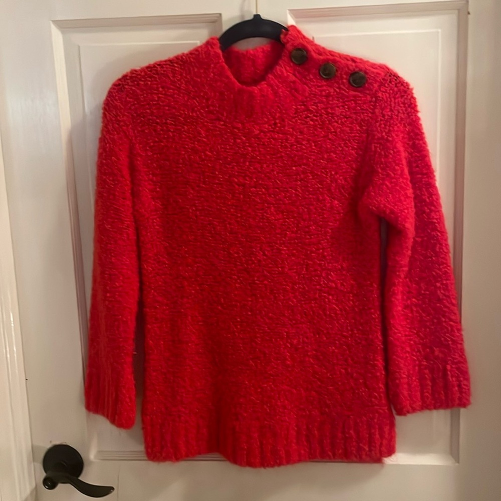 Crew cuts red sweater size 12